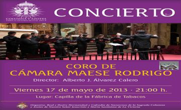 CONCIERTO DEL CORO MAESE RODRIGO Y PRESENTACIÓN DEL CARTEL DEL GRUPO JOVEN